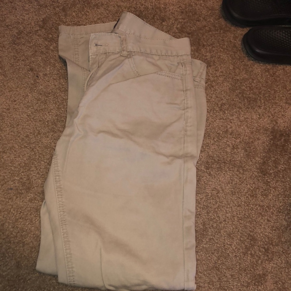 Khaki Casual Skinny Pants Size 30